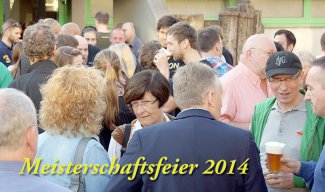 Letztes Heimspiel und Meisterschaftsfeier